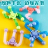 Wholesale of versatile telescopic tube gyroscope, cross-border pressure-reducing deformation rotating gyroscope, fingertip telescopic tube children's toys from manufacturers details Picture